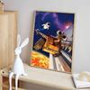 Disney Diamond Painting WALL E  EVE Space Adventure Illustration 5D DIY Diamond Painting Embroidery Set Round  Diamond Art Mosaic Home Decor