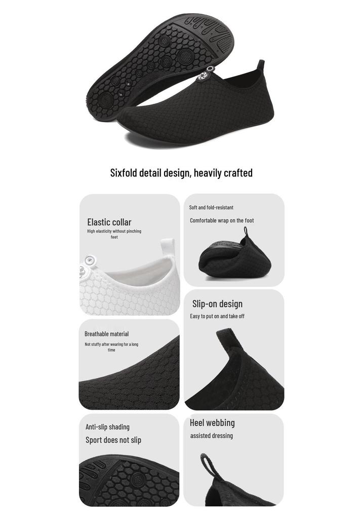 Breathable Non-Slip Soft-Soled Indoor Fitness Shoes for Yoga & Dance - Unisex Training Shoes