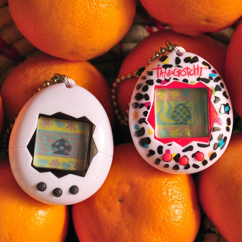 Tamagotchi Electronic Game, White/black