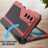 Case for Samsung Z Fold 7 6 5 4 Shockproof Aluminum Metal Cases Anti-Drop Heavy Duty Guard Armor Cover Built-in Screen Protect