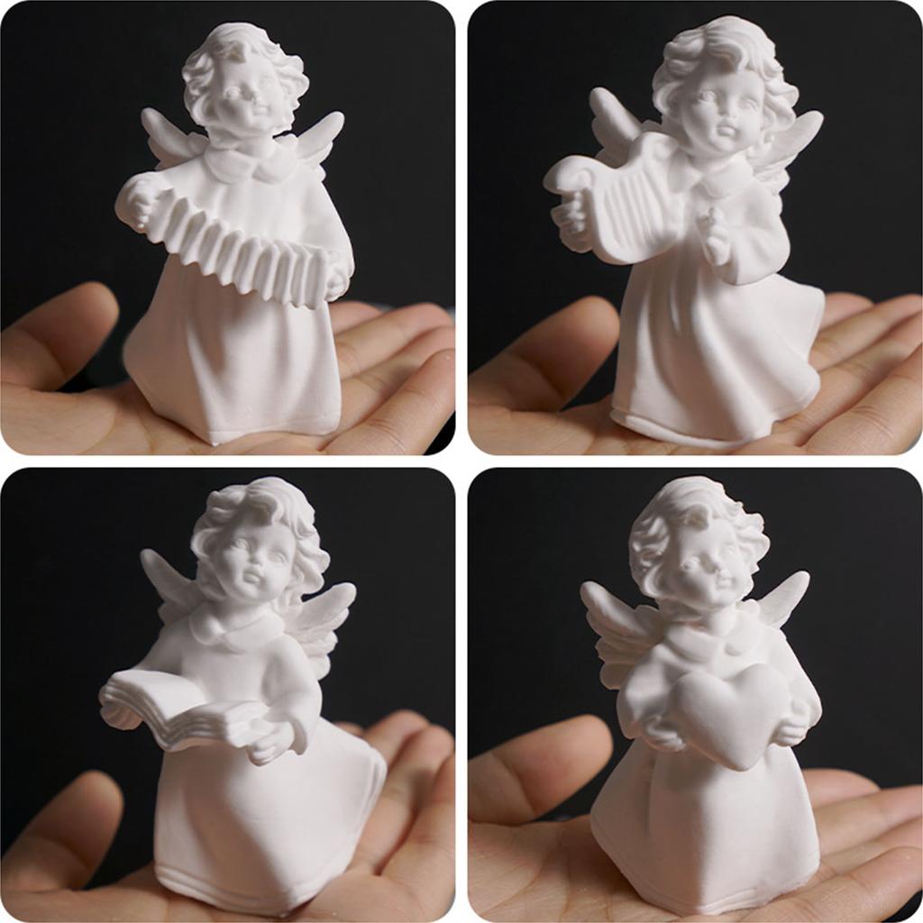 Angel Statue Silicone Candle Molds Multipurpose Silicones Mould for Epoxy Resin Handmade Candle Soap Home Decoration