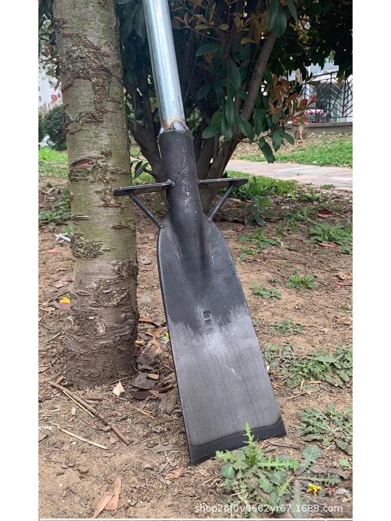Manganese Steel Tree Spade & Shovel: For Digging, Seedling Lifting, Grass Shoveling, Soil, Pits, Ditches - Thickened Garden Tool.