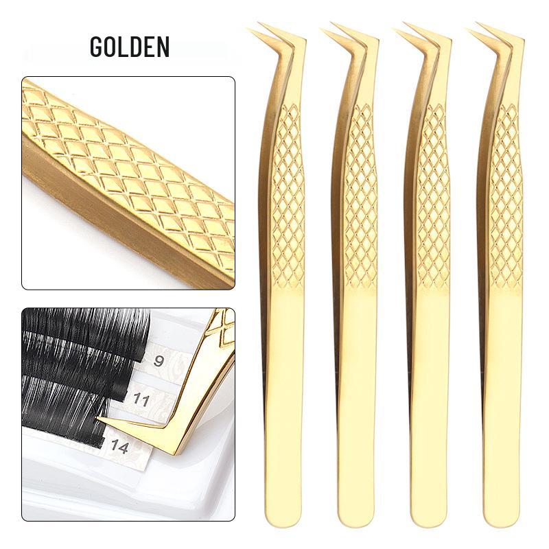 High-Precision Stainless Steel Fish Scale Eyelash Tweezers