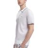 FILA 2023 New Summer Fashion Versatile Knitted Short Sleeve Polo Shirt Men tops White F11M338108F-WT