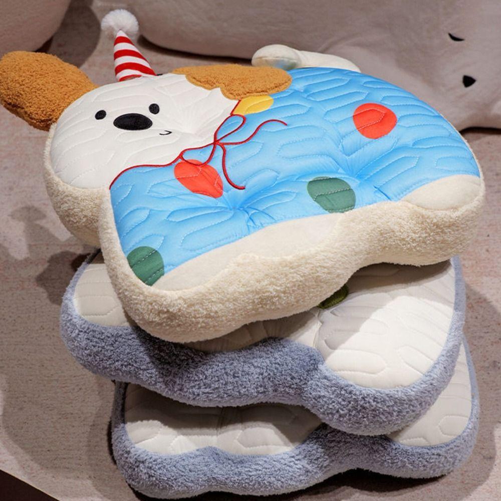 Non-slip Cooling  Seat Cushion Cartoon Back Support Pillow Cute Seat Pad  Sofa