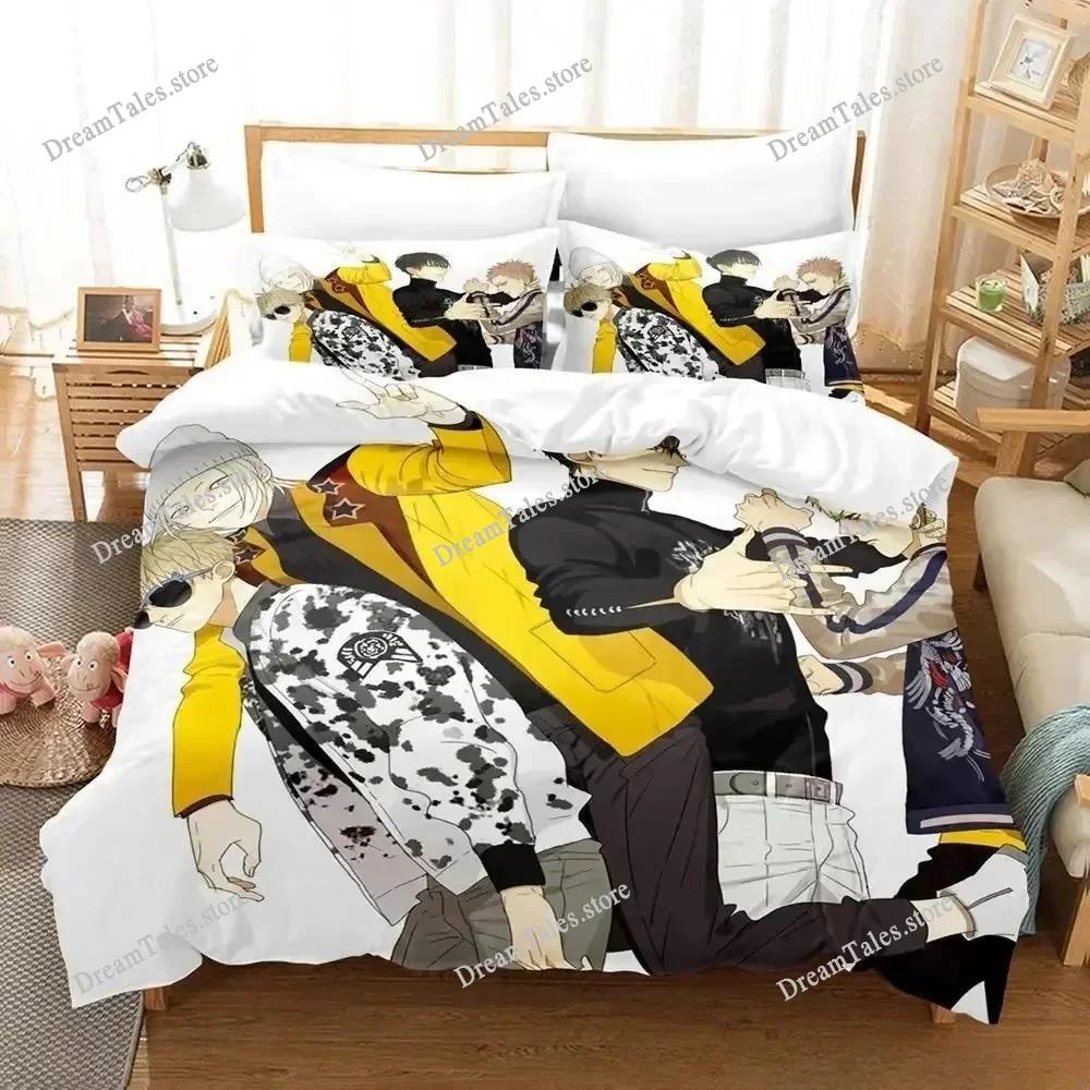 Anime 19 Days Bedding Set Single Twin Full Queen King Size Bed Set Adult Kid Bedroom Duvet Cover Sets 3D Anime Bed Sheet Set