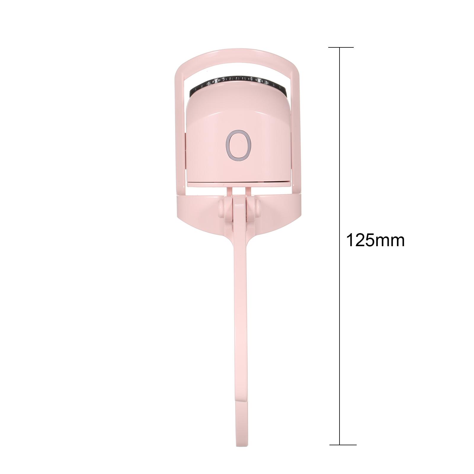 USB Rechargeable Electric Eyelash Curl Heated Eyelash Curl With 2 Temp ature Modes Eyelash Mascara Brush Quick Heating Lasting Ey