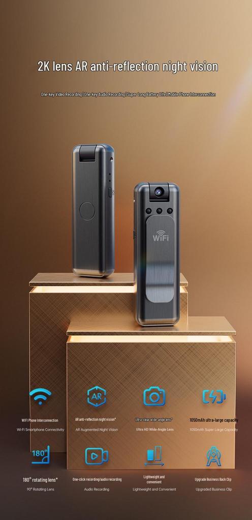 WiFi Law Enforcement Voice & Video Recorder All-in-One Sports Camera