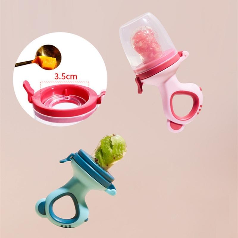 Cute Baby Dummy Pacifier Fresh Food/Fruit Feeder Feeding Nipple Weaning Teething Nipple Teat Pacifier Teether Soother