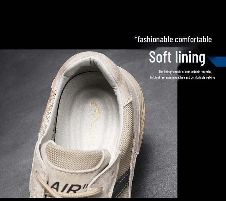 2025 Men's Autumn Mesh Fashion Sneakers - Breathable Casual Sports Shoes In Sizes 45-47