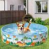 Bunmery No Inflation Water Home Ball Pool with Dog Kids' Pool, Required, Foldable, 9045cm, Play, Drain, Friendly, Indoor/Veranda/Garden