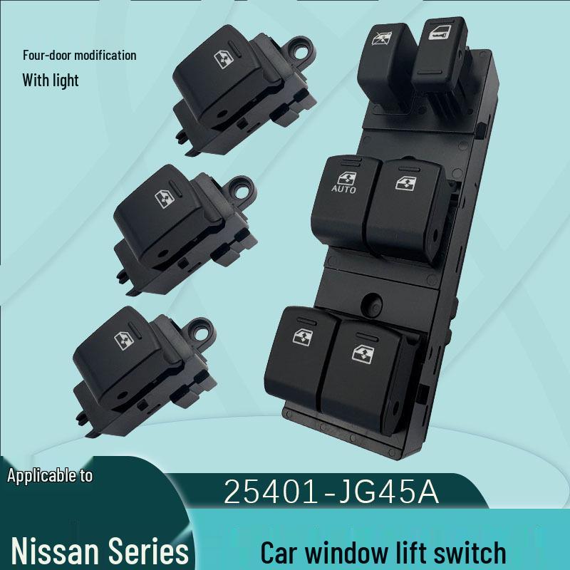 

Nissan Qashqai 25401-JG45A Electric Window Regulator Switch Set with Light Upgrade Manual