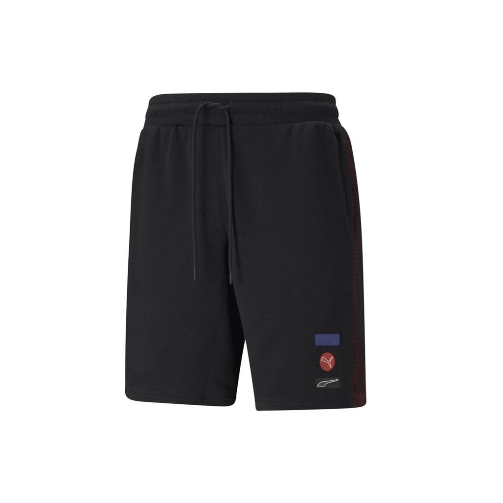 PUMA Running Training Spliced Knit Shorts Men Bottoms Black 531085-01