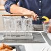 100% Waterproof BPA Free Silicone Dish Drying Mat Large Drainer Mat Protection Heat Resistant Trivet Counter Top Mat Sink Non