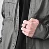 Titanium Steel Rings for Men Frosted Rotatable Couple Ring Women Decompress Rings Fashion Students Rings Jewelry Gift Boys Girls Ring