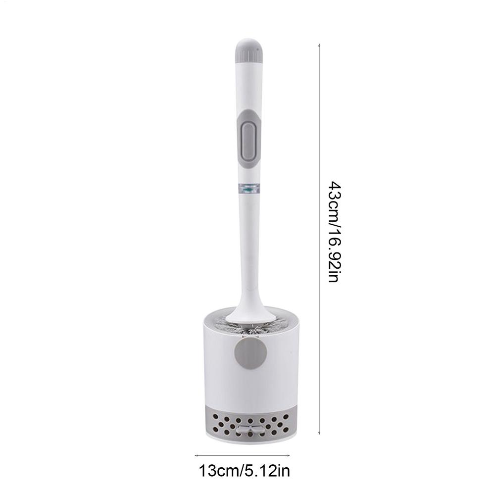 Toilet Brush Long-Handle Toilet Brush Cleaner And Holder Ergonomic Scrub Resistant Scrubber Cleaning Tool For Stone Floor Tile