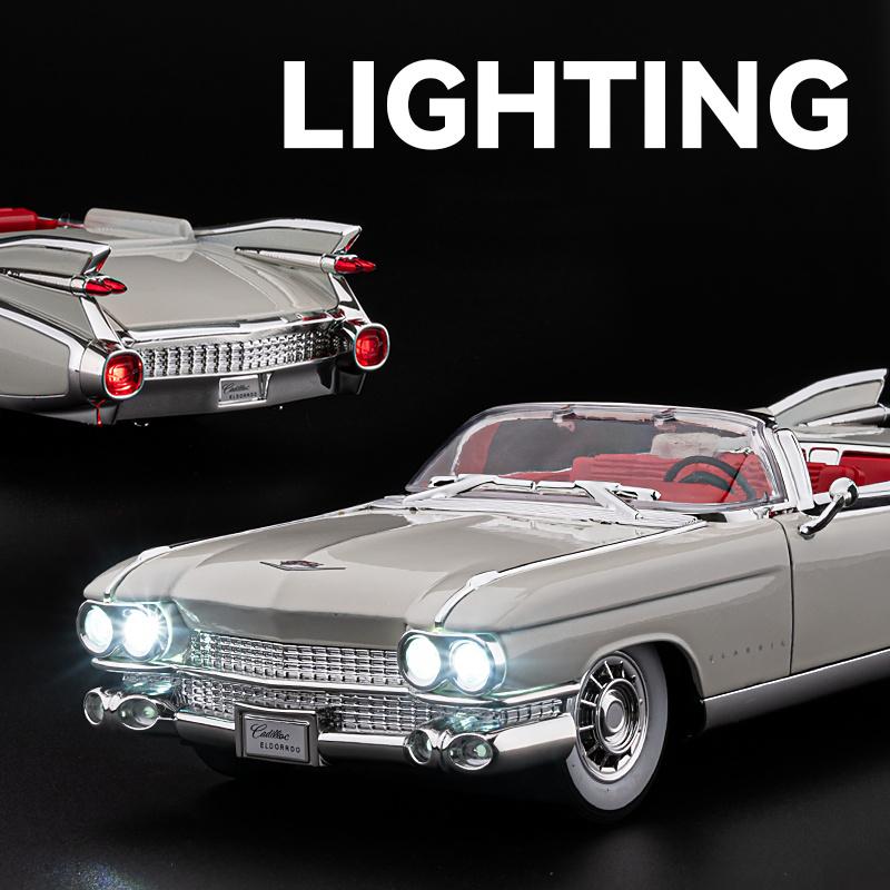 1:24 Eldorado Biarritz Series 62 Alloy Model Car Toy Diecasts Casting Sound and Light Car Toys For Children Vehicle
