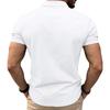 Men's Casual Color-blocking Sport T-shirt, Men's Stand-up Collar Short-sleeved Top