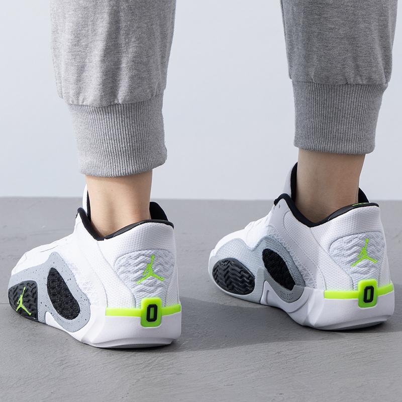 Air Jordan Tatum 2 GS Neon Kids Sneakers White Electric-Green Black FJ6459-100