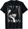 Japanese Streetwear Cyberpunk Y2K Techwear Neko Manga Anime T‑Shirt