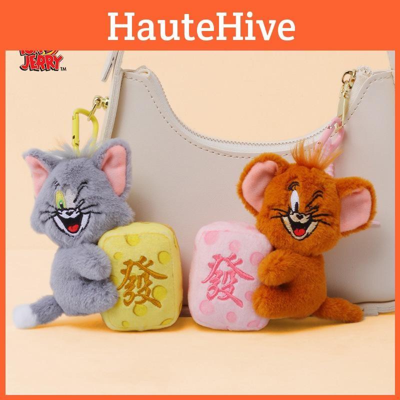 Tom Jerry And Cartoon Plush Pendant Soft Short Plush Mobile Accessory Phone