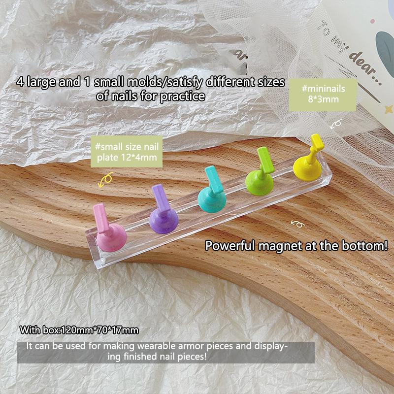 

Колір Акриловий Магнітний Практичний Тримач Металеві Шахові Нігті Інструменти Міцна Магнітна Підставка Дисплей для Накладних Нігтів Підтримка для Нігтів Аксесуари