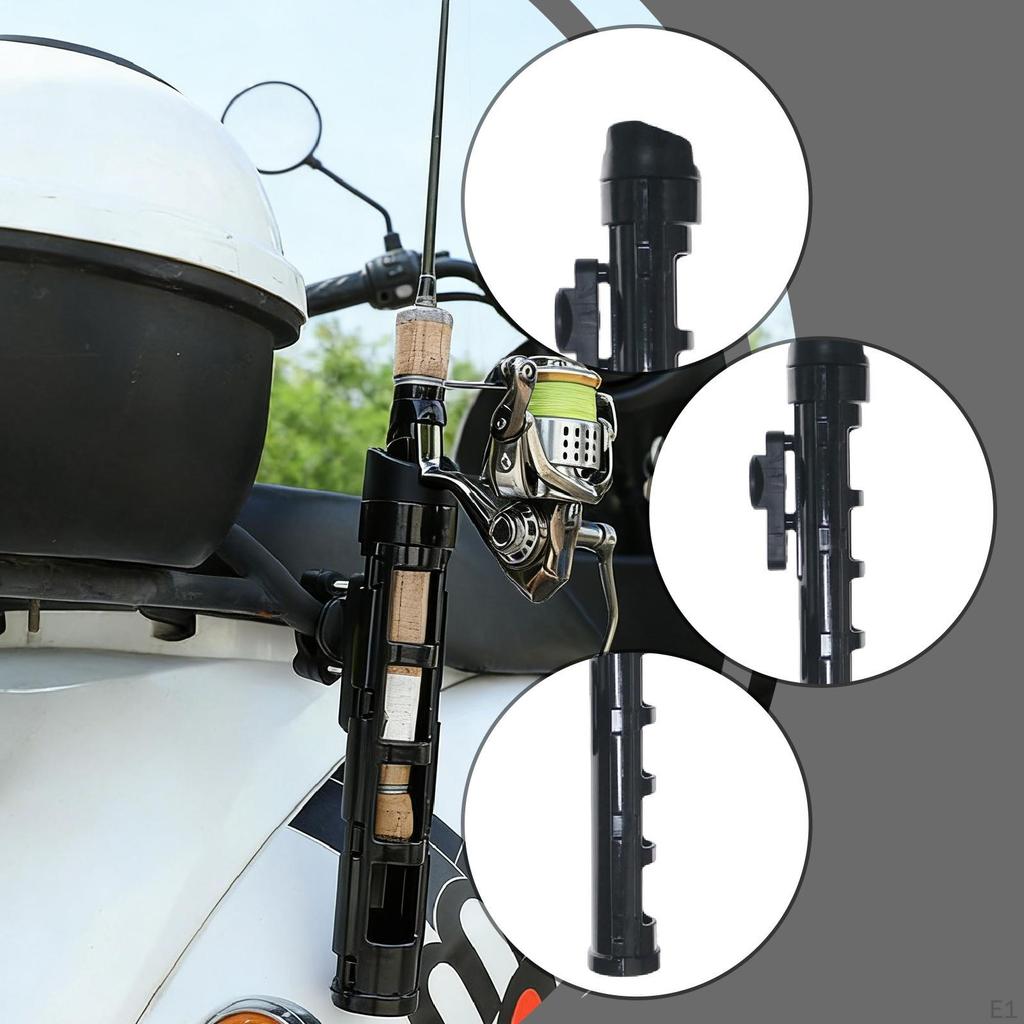 Fishing Rod Holder for Bike Easy To Mount Accessory Boat Attachment