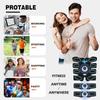 EMS Core Sculpting Device Electric Abdominal Trainer for Home Fitness Belly Fat Reduction Muscle Toning