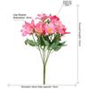 New 10 Heads Artificial Lily Wedding Decoration Bouquet 5-forked Fake Lily Home Decorative Daffodil Orchid