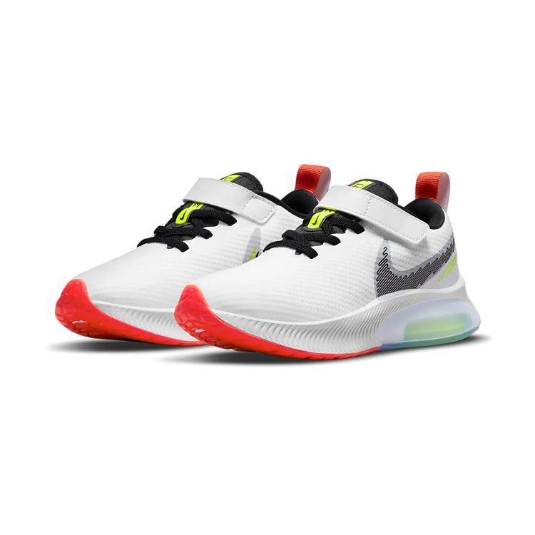 Nike Air Zoom Arcadia Low top Running Shoes White Black Red Children Aged 3 7 Years Old CK0714-103