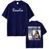 Singer Rosalía LUX Tour Print Tshirt Men Women Fashion Cotton Casual Tshirts Oversized Loose Hiphop T Shirts Fan Gifts