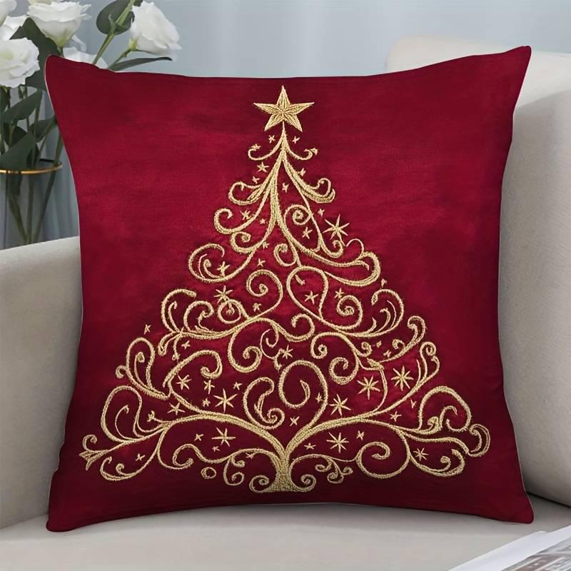 Cozy Cabin Patterned PillowcaseSuitable for sofa car bedroom decorative cushion cover pillow cover