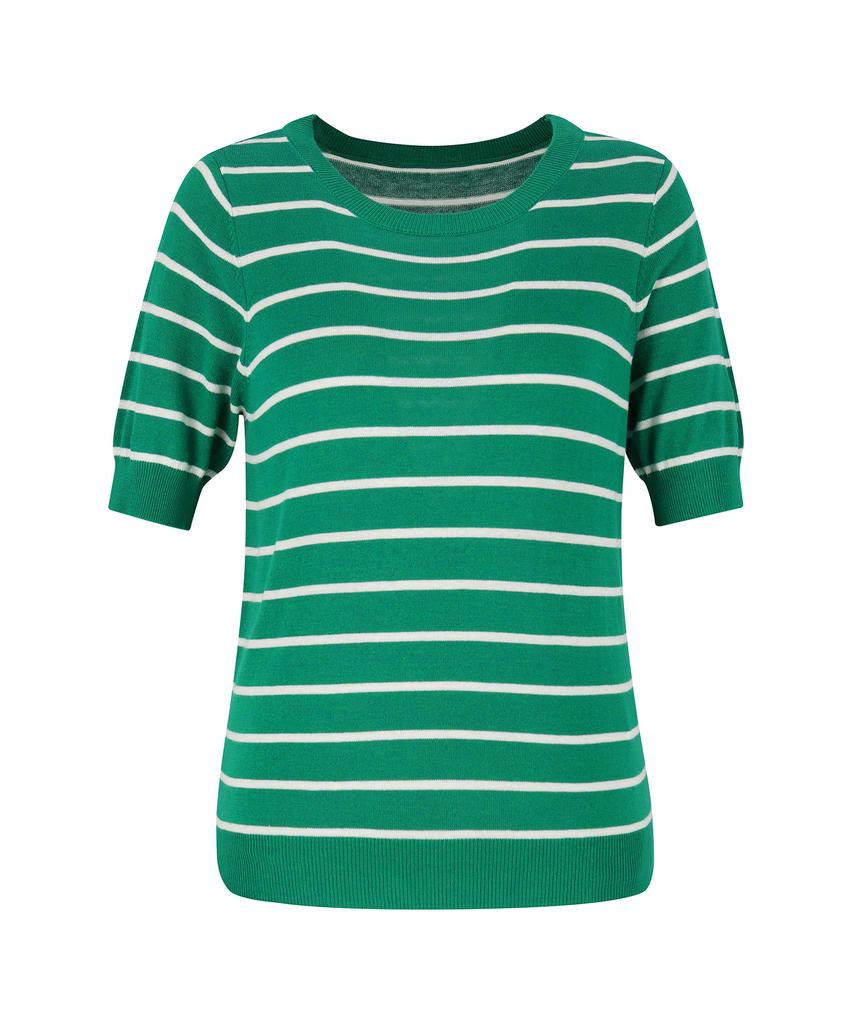 SOUP Cotton Acrylic Short Sleeve Knit (Oa6Skt0)