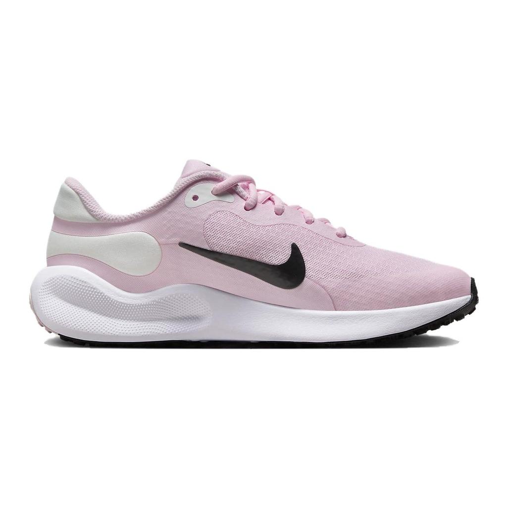 Nike Revolution 7 GS Pink Foam Black Kids Sneakers Summit-White White FB7689-600