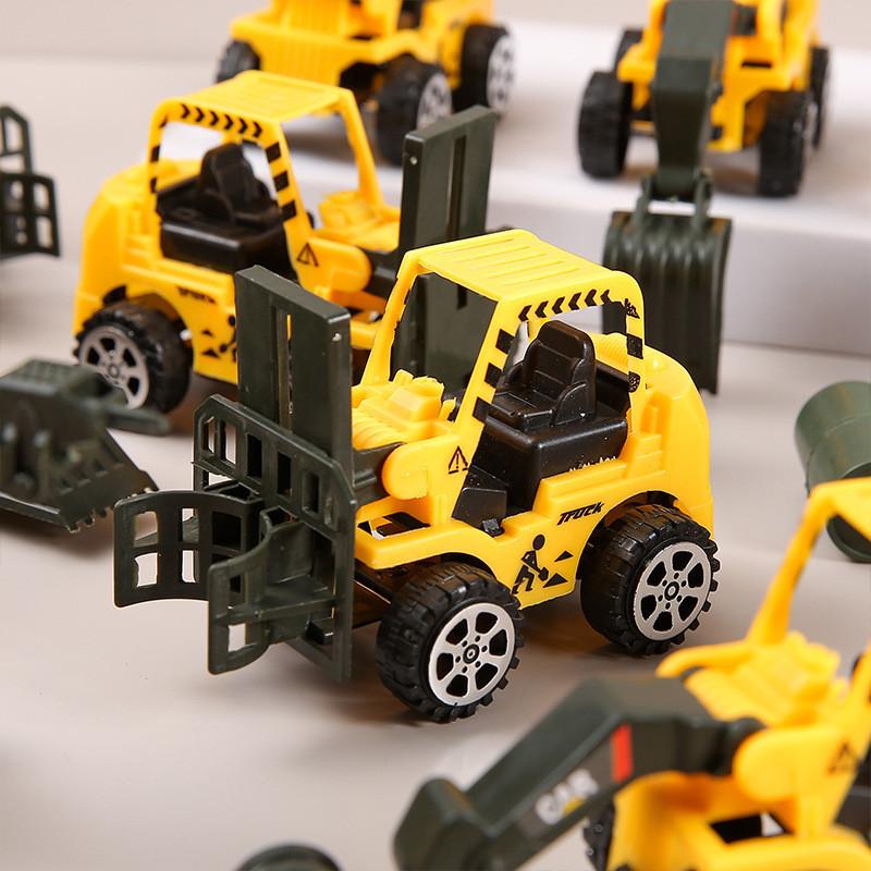 Simulation Mini Inertia Engineering Vehicle Children Toy For Early Development And Play