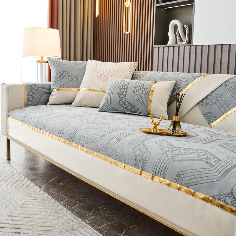 Pernă de canapea din chenille Four Seasons Universal Lumină Lux și Simplitate Modern Antiderapant Husă de canapea Prosop