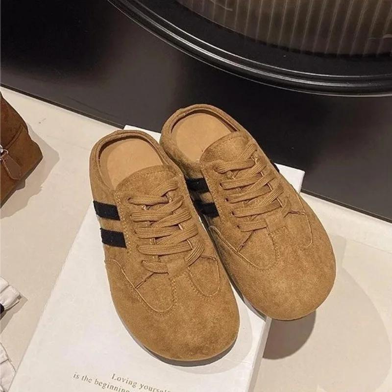 Fashion 2025 Summer New Fashion Trend Women's Casual Shoes Fashion Style Round Toe Soft Comfortable Flat Shoes Outdoor Casual Shoes