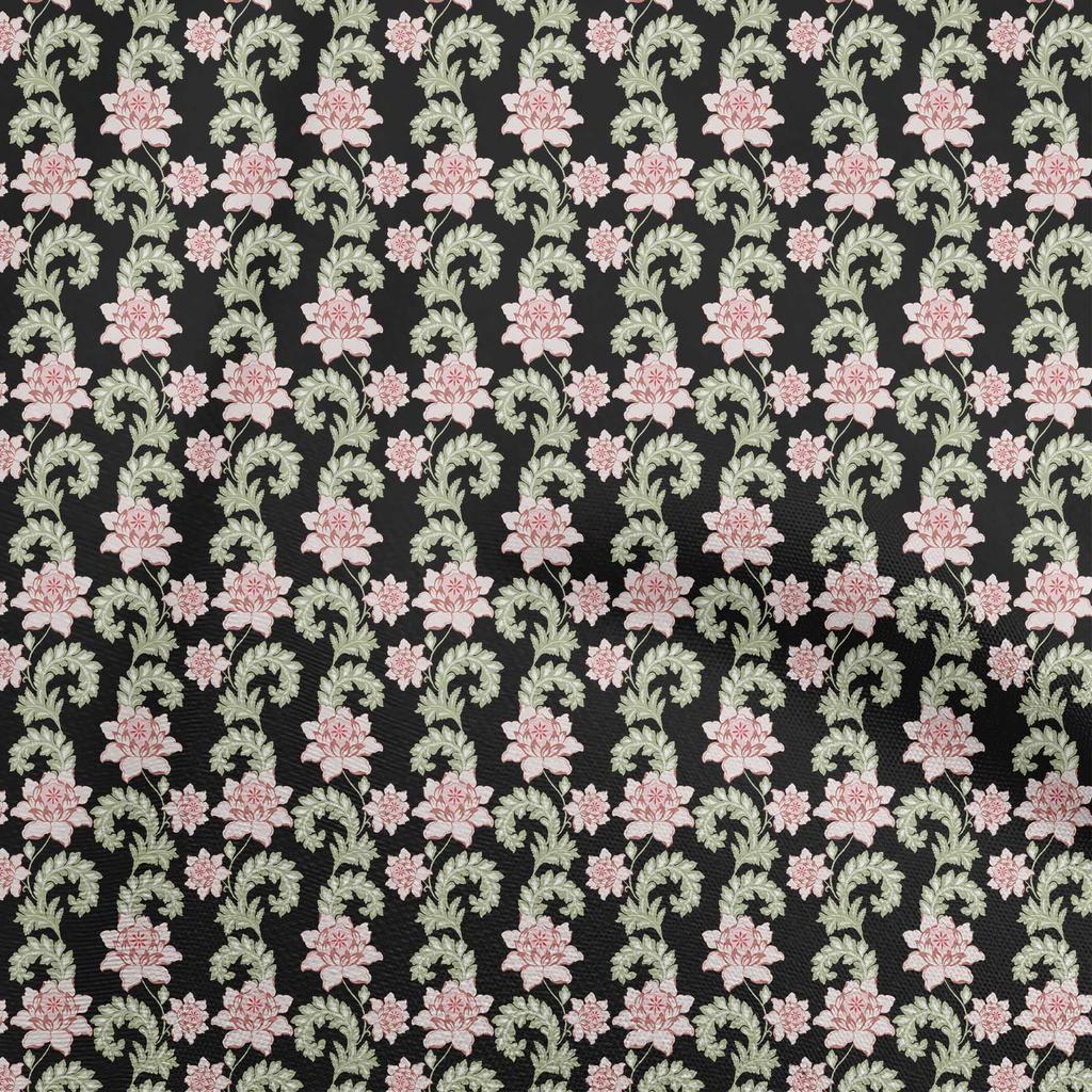 oneOone Bavlna Flex Modrá Fabric Květiny Šití Řemeslné Projekty Fabric Prints By Yard 40 Inch