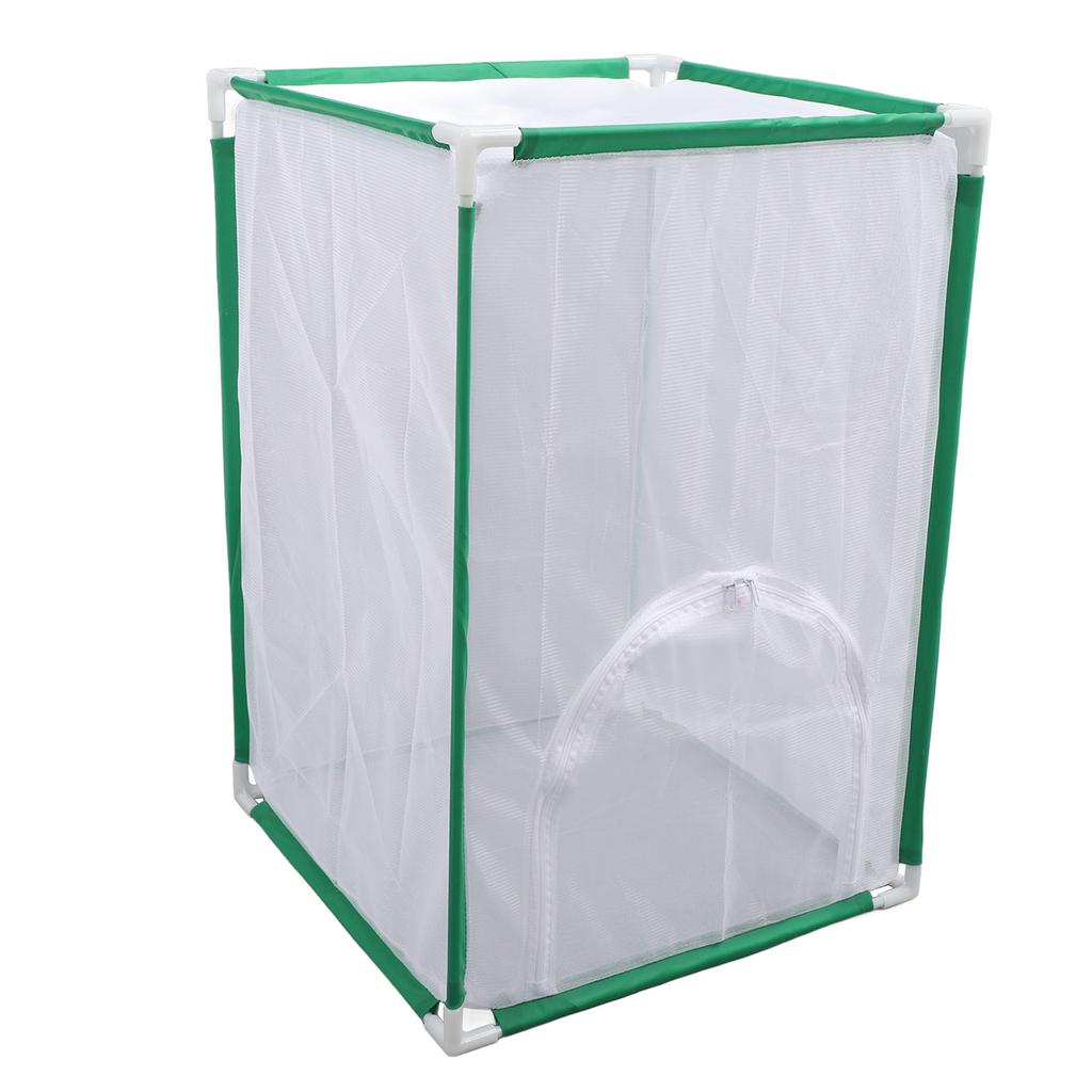 Mesh Cage 15.75x15.75x23.62in Butterfly Habitat Cage Plant Landscape Fiber Tube Enclosure