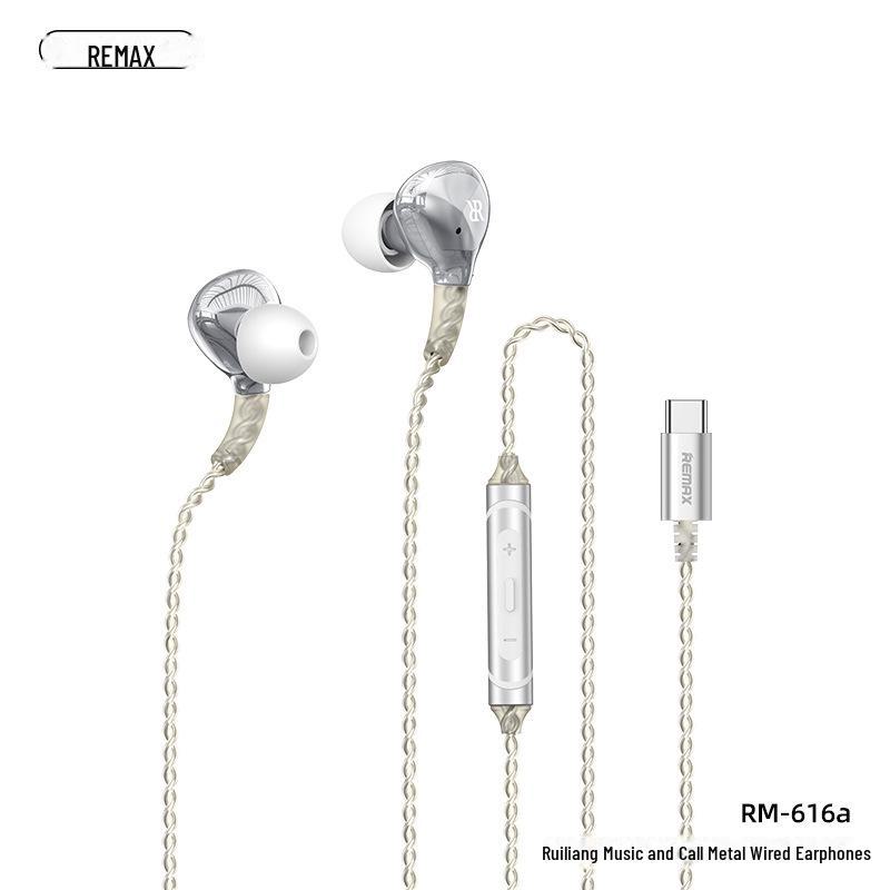 REMAX Metal Wired In-Ear Earphones for Mobile Phones & Computers
