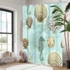 Sea bottom creature shell water plant Bathing Curtain  Bathroom Shower Curtain Waterproof With 12 Hooks Home Deco