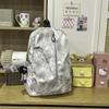 Schoolbag new Korean version backpack junior high school college student large capacity schoolbag men's and women's autumn tie-dye printing travel 