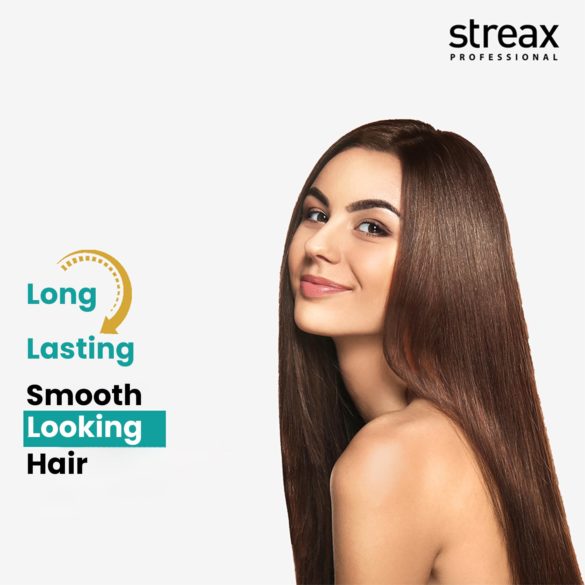 Streax Professional Сыворотка для волос Vitariche Gloss, 125 мл | для сухих и вьющихся волос | для женщин и мужчин | Усиливает блеск и гладкость, против пушистости | С витамином E и макадамией