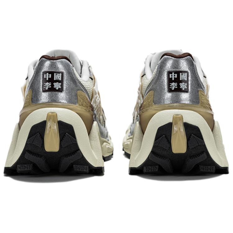 Li Ning Lijun Ace 3.0 Retro Trend Sports Casual Shock Absorbing Breathable Low Top Dad Shoes Women Sneaker AZGW348-3