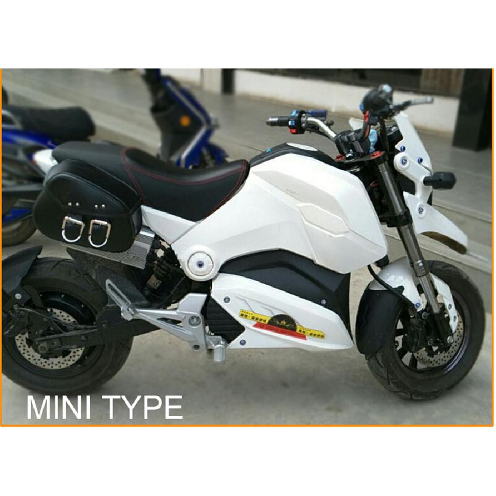 Universelles Mini-Paar Motorrad PU-Leder Seiten-Sattel-Gepäcktaschen Metallschnalle