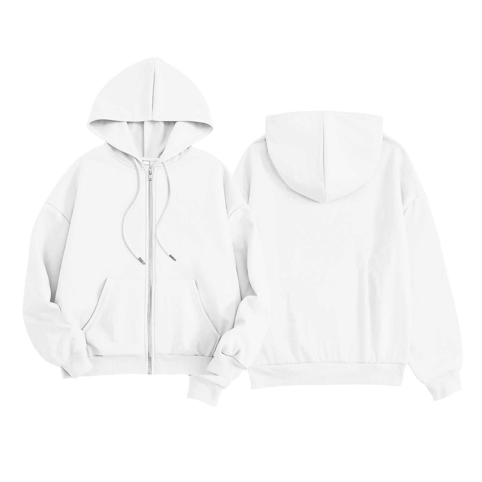 

Детская мода Женская легкая толстовка с длинным рукавом на молнии Толстовка с принтом и карманами 160