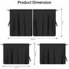 3PCS Car Window Shades,Car Privacy Window Cover For Rear Window & Partition,95% Strong Shading Car Sunshade For Baby,Universal CCar Accessories