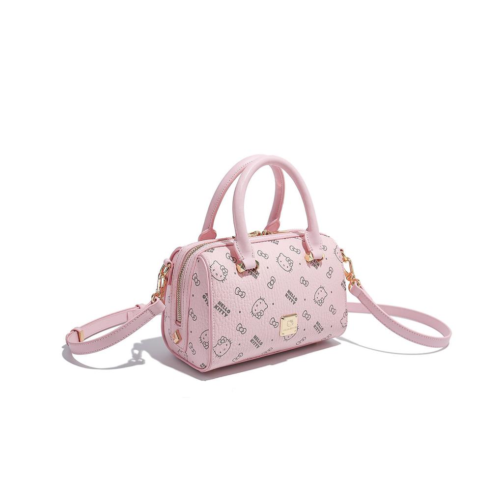 New Sanrio Hello Kitty PU Boston Bag, Shoulder Bag, Crossbody Bag, Handbag Regular Women's Multicolor SHHF41496