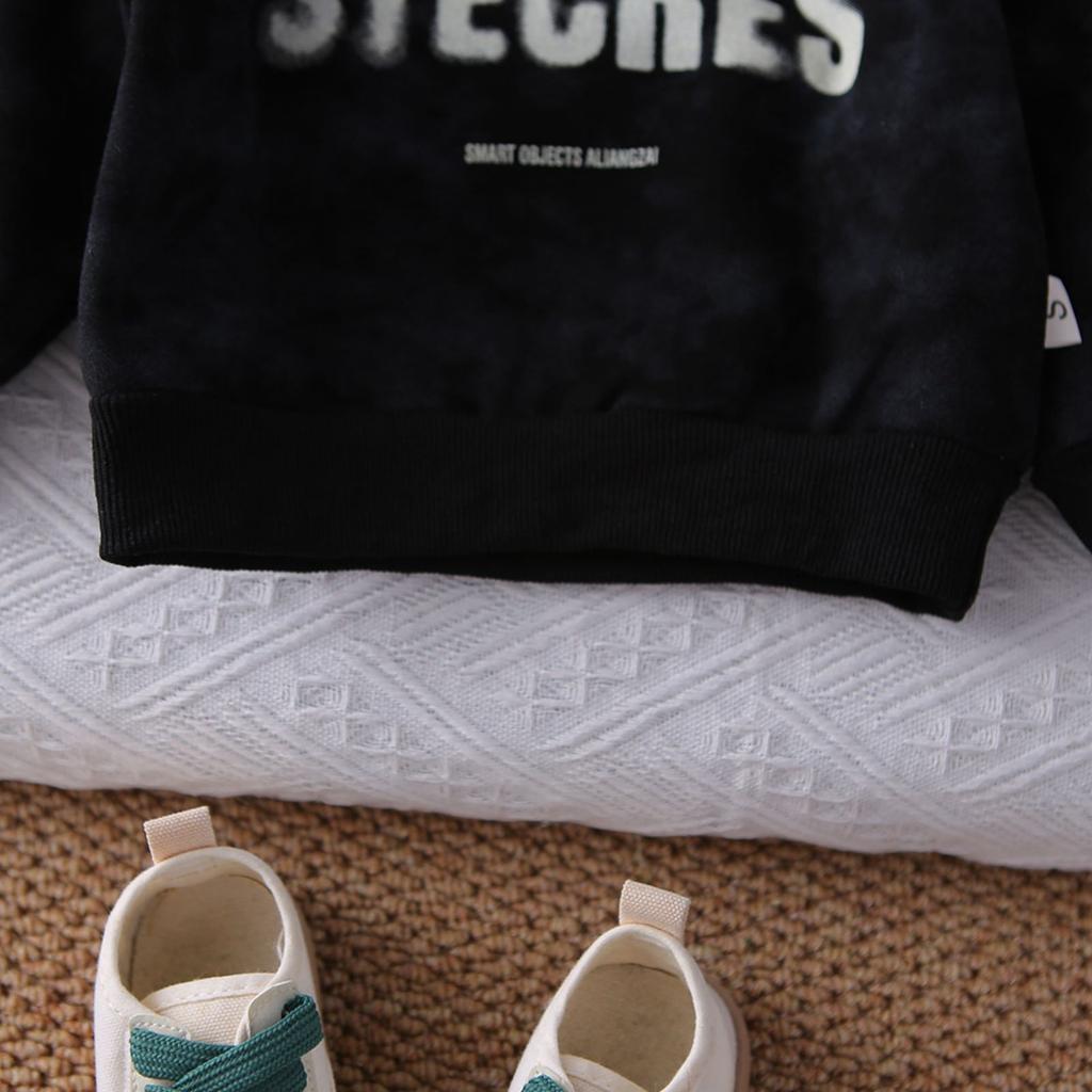 Kids Casual Long-Sleeve Set, Comfortable Daily Wear Outfits