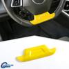 Lenkrad-Panel-Zierleistenabdeckung Dekoration für Chevrolet Camaro 2017+ Gelbes ABS